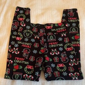 Fleece Lined Christmas Leggings